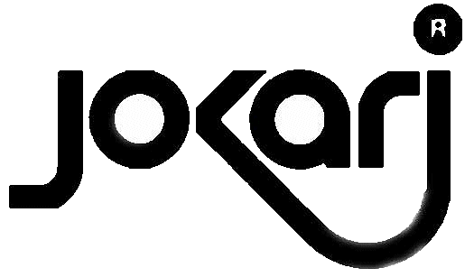 Jokari Logo in Black and White