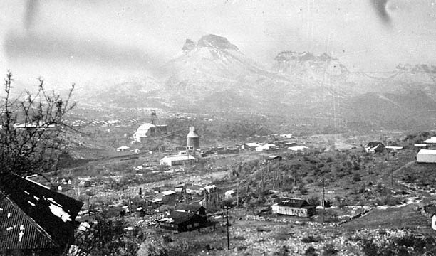 Teapot Mountain, 1911, snowy
